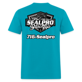 Seal Pro High Viz - Front and Back - turquoise