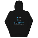 Embury White Hoodie (Gray Logo)