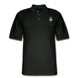Printed YAF Polo Shirt - black