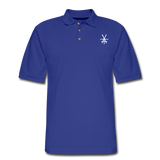 Printed YAF Polo Shirt - royal blue