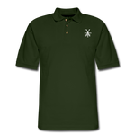 Printed YAF Polo Shirt - forest green