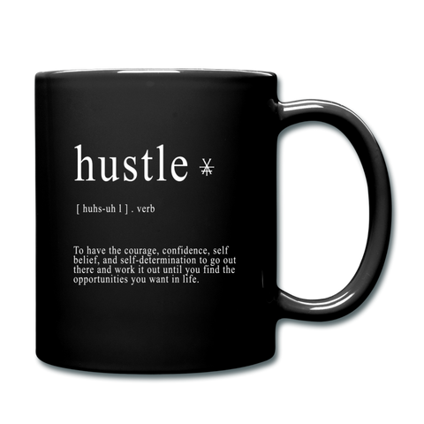 Hustle Mug - black
